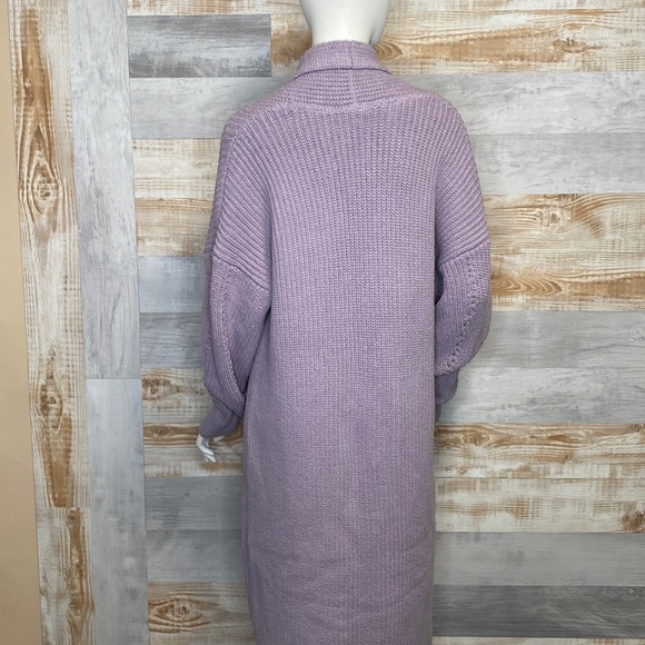 Free People Lavender Long Cardigan - Picture 2 of 7